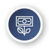 Icons on Buttons_growth passive income