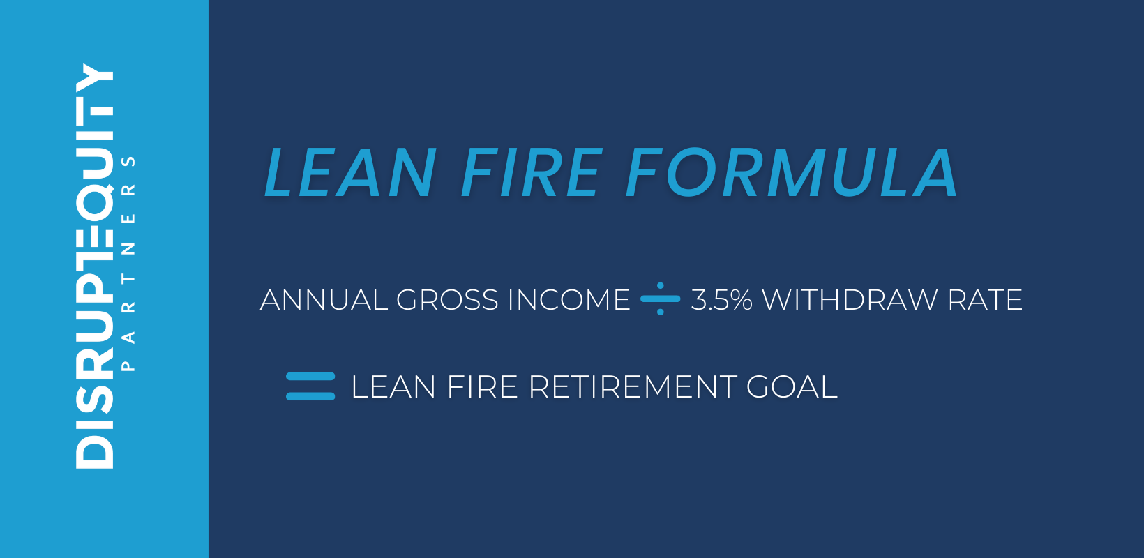 lean fire formula
