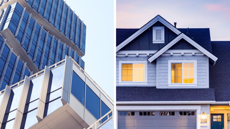 commercial vs residential real estate investing