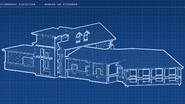 Hangar on Stuebner Clubhouse Blueprint